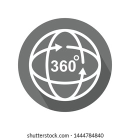 360 icon view templates, 360 degree vector