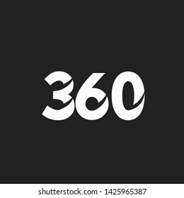 360 infinity logo icon design vector illustration