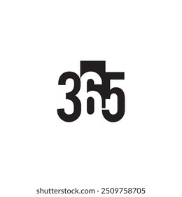 360 Logo-Design, 365 Vektor, 365 Tage Logo,	
