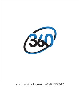 360 logo design. 360 degree ,360 degree rotation, 360 Logo