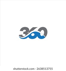 360 logo design. 360 degree ,360 degree rotation, 360 Logo