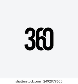 360, number, logo, 365 vector template