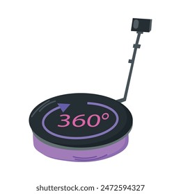 360 photo booth icon clipart avatar logotype isolated vector illustration