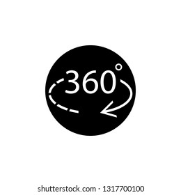 360 photo icon. Element of photo camera icon for mobile concept and web apps. Detailed 360 photo icon can be used for web and mobile