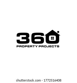 360 property logo design premium