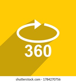 360 rotation icon, TECHNOLOGY ICON VECTOR