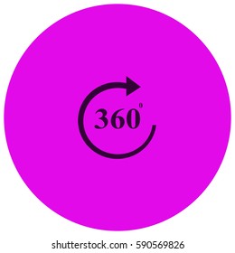 360 vector  icon