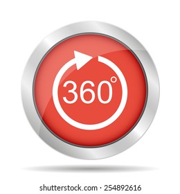 360 vector icon. Flat vector illustrator  EPS