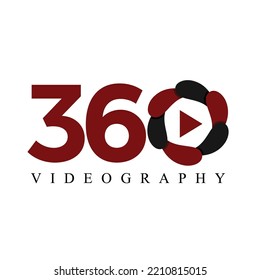 360 vector logo, used for videography companies