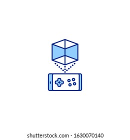 360 view creative icon. From Augmented Reality icons collection. Isolated 360 view sign on white background