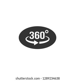 360 view icon graphic design template vector isolated