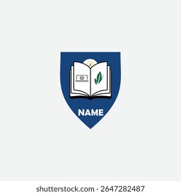 3602 educational logo school college university learning institute book academy organization