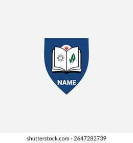 3609 educational logo school college university learning institute book academy organization
