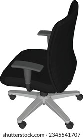 360-Degree Comfort - Colorful Office Chair Vector