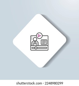 360-degree customer view data model icon