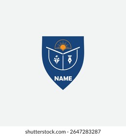 3629 educational logo school college university learning institute book academy organization