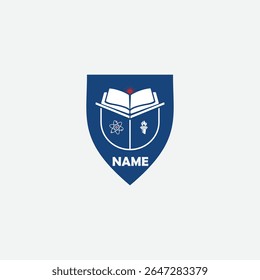 3634 educational logo school college university learning institute book academy organization