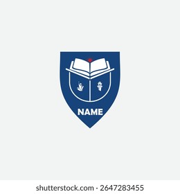 3637 educational logo school college university learning institute book academy organization