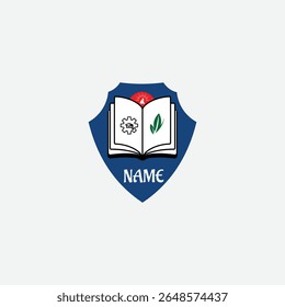 3653 educational logo school college university learning institute book academy organization