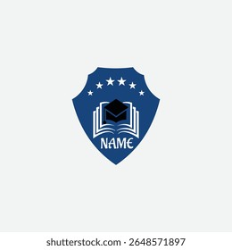 3669 educational logo school college university learning institute book academy organization