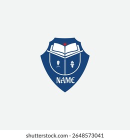 3689 educational logo school college university learning institute book academy organization