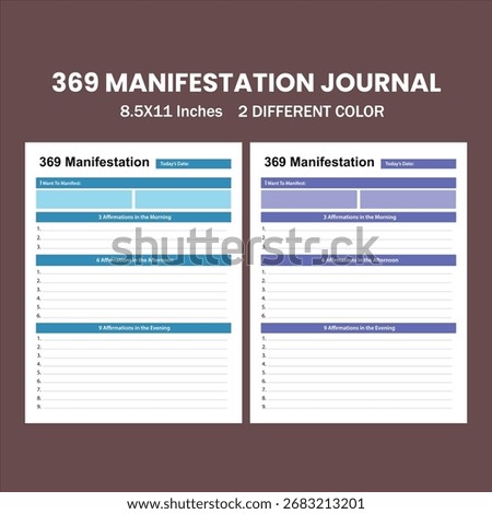 369 Manifestation Journal KDP Interior