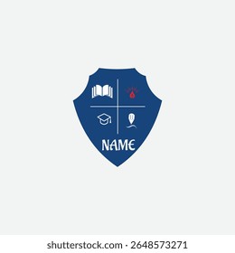 3693 educational logo school college university learning institute book academy organization