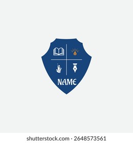 3697 educational logo school college university learning institute book academy organization