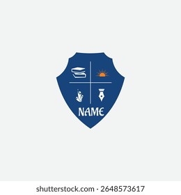 3699 educational logo school college university learning institute book academy organization