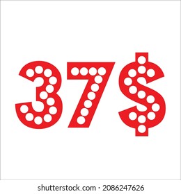 37$ promotion sale for website, internet ads, social media.Big sale and super sale coupon code dollar 50$ discount gift voucher coupon summer offer ends weekend
