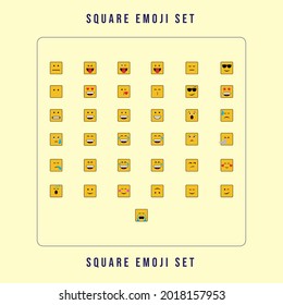 37 emojis cuadrados para ti