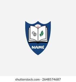 3707 educational logo school college university learning institute book academy organization