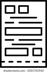 371 - Receipt Flat Vector Icon Design