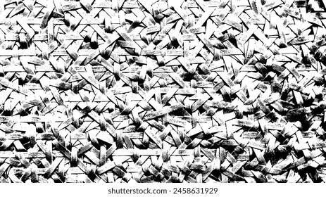 3-71.Bamboo Basket Pattern - Illustration. Abstract Bamboo Vector Pattern.	