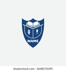 3726 educational logo school college university learning institute book academy organization