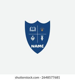 3746 educational logo school college university learning institute book academy organization