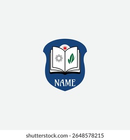 3758 educational logo school college university learning institute book academy organization