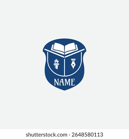 3775 educational logo school college university learning institute book academy organization