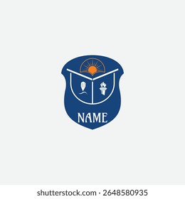 3783 educational logo school college university learning institute book academy organization