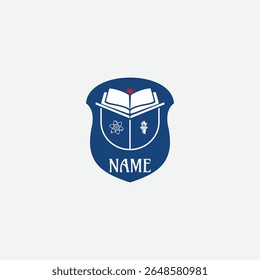3784 educational logo school college university learning institute book academy organization