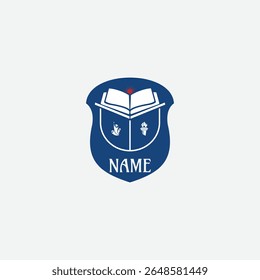 3787 educational logo school college university learning institute book academy organization