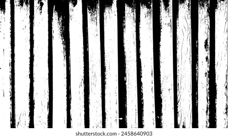 Efecto de textura de tablero de madera - Illustración libre de derechos. Texturas de Vector en blanco y negro en fondo rayado.
