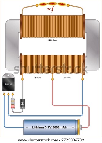 3.7V to high voltage converter - High voltage generator circuit