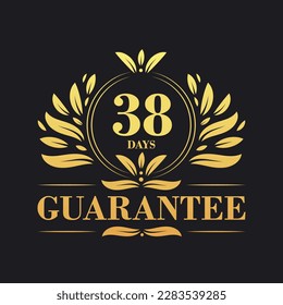 38 Days Guarantee Logo vector,  38 Days Guarantee sign symbol