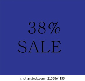 38% Sale vector art and illustration
