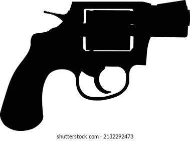 38 Special Revolver Handgun Silhouette