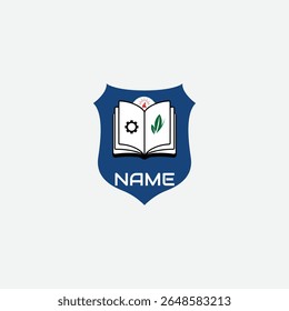 3804 educational logo school college university learning institute book academy organization