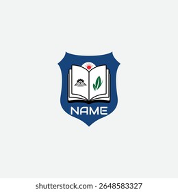 3806 educational logo school college university learning institute book academy organization