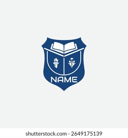 3823 educational logo school college university learning institute book academy organization