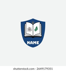 3851 educational logo school college university learning institute book academy organization